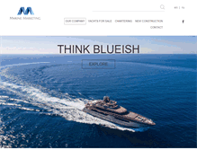 Tablet Screenshot of marinemarketing.gr